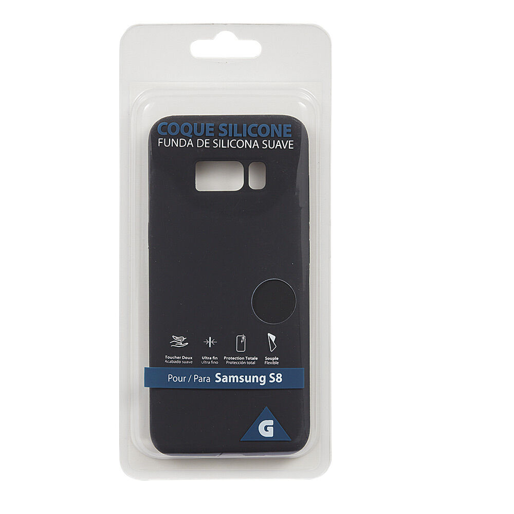 Coque en silicone Samsung S8 noir