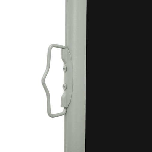 NNEVL Patio Retractable Side Awning 140x500 cm Black