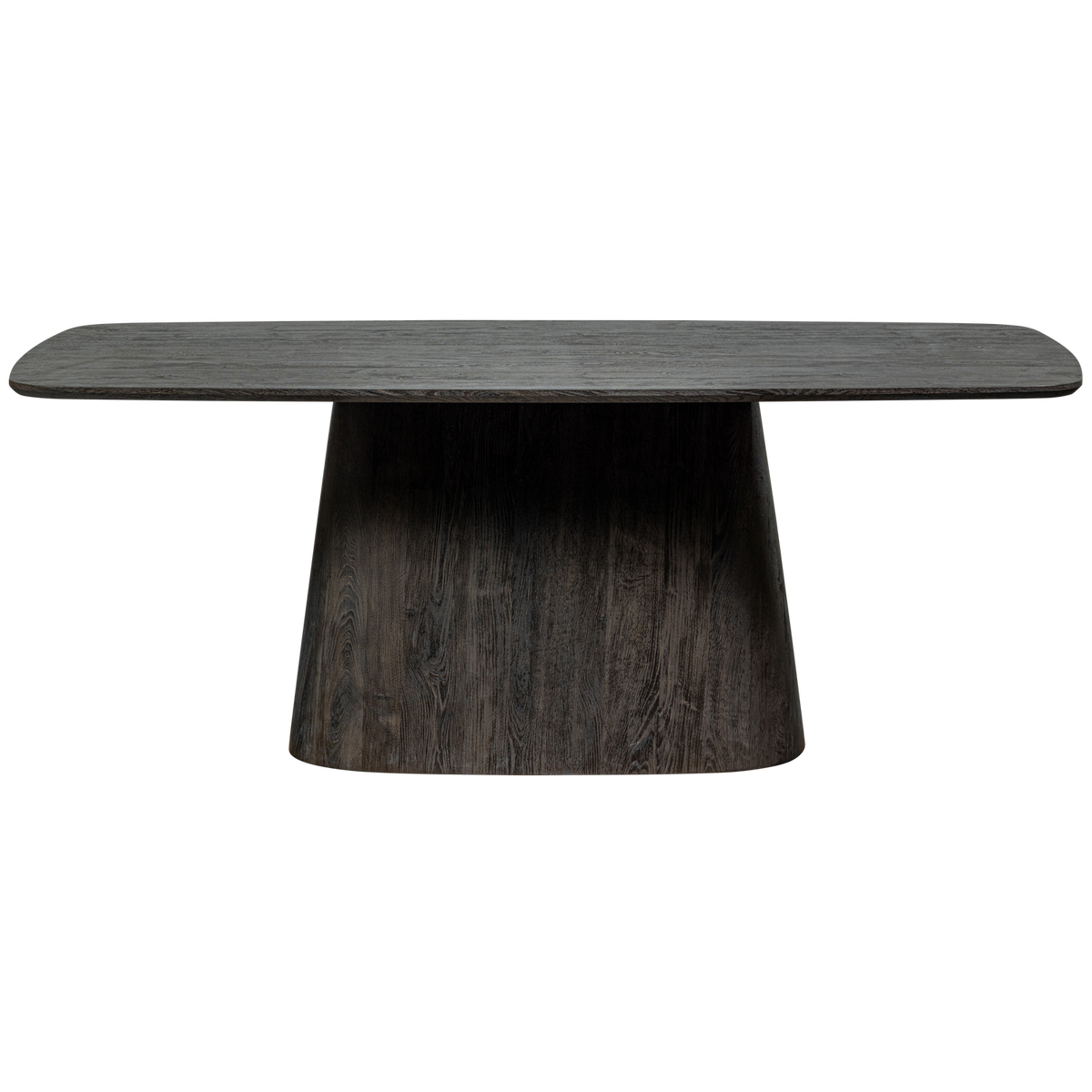 WOOOD eettafel Leah- MDF - Donkerbruin - 76x200x105