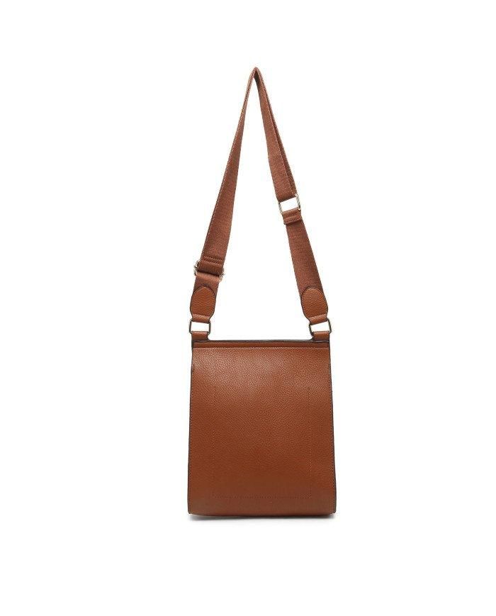 JFY Flap Metal Twist Lock Clasp Cross Body Bag