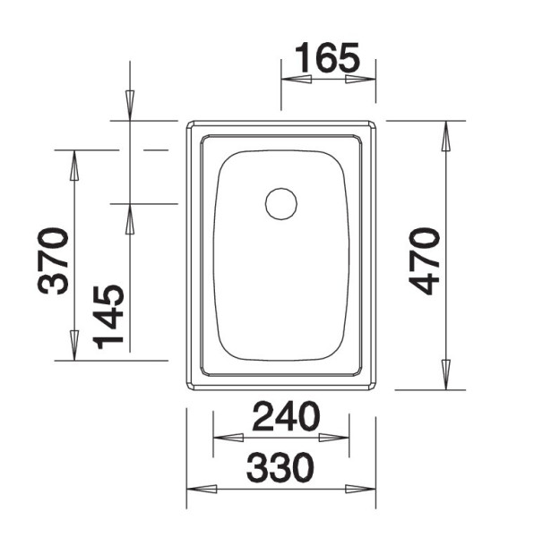 BLANCO Zlewozmywak TOP EE 3x4 stal mat, bez przelewu
