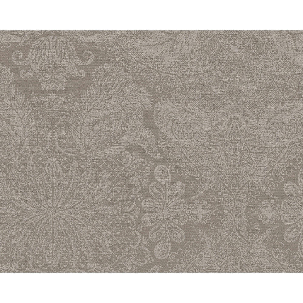 MILLE ISAPHIRE ZINC - Set enduit imperméable pur coton gris 40X50