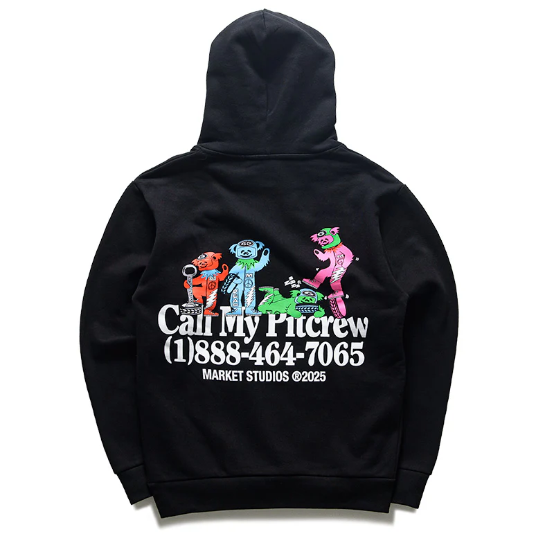 Market x Grateful Dead Call My Pitcrew Hoodie - Black