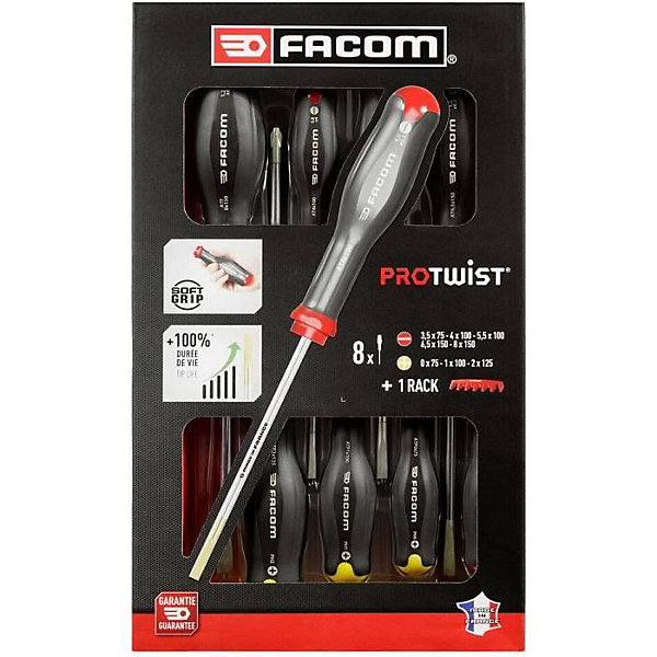 FACOM COFFRET DE 8 TOURNEVIS PROTWIST