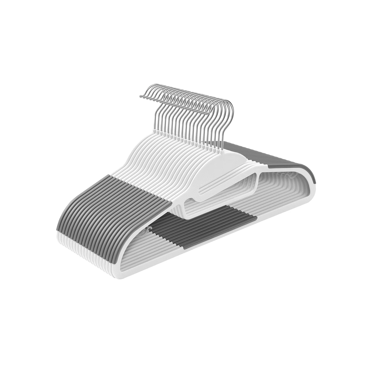 Cintres en plastique antiglisse