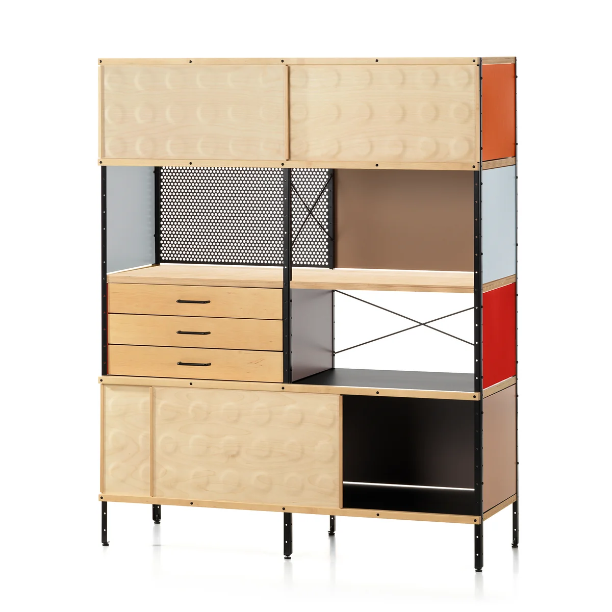 Vitra - ESU Bookcase, Birke / multicolor