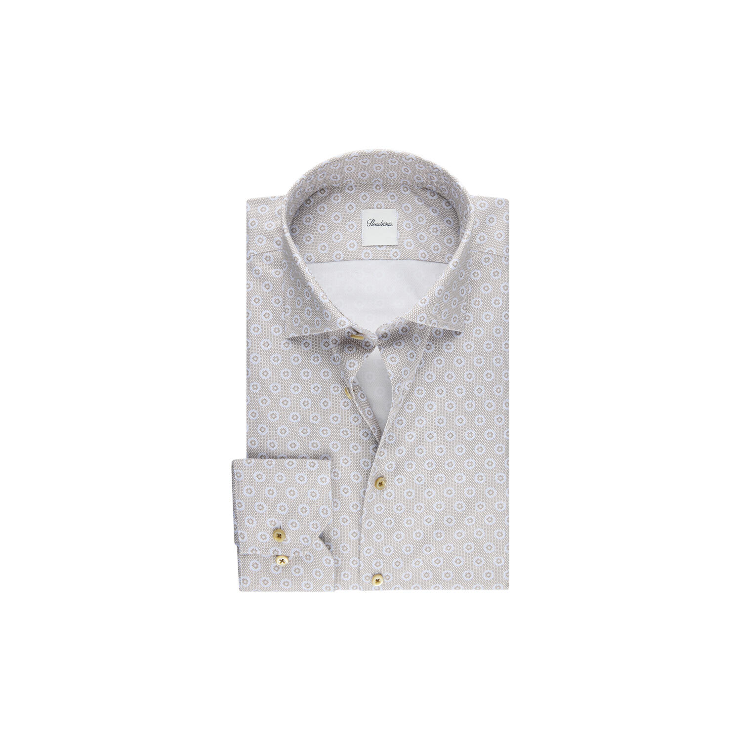 Slimline C75 RM cuff, beige pattern