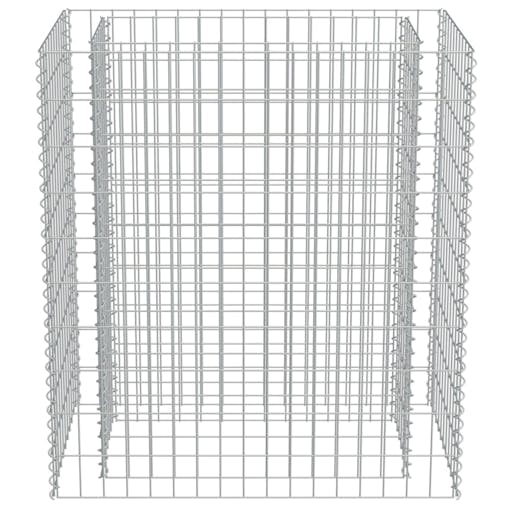 NNEVL Gabion Raised Bed Galvanised Steel 90x50x100 cm