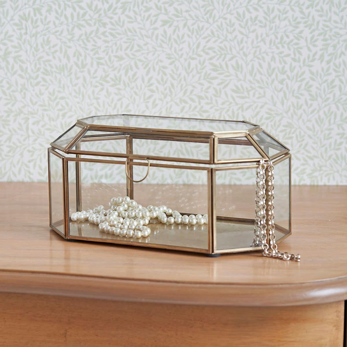 MIRA - Boîte à bijoux octogonale en métal