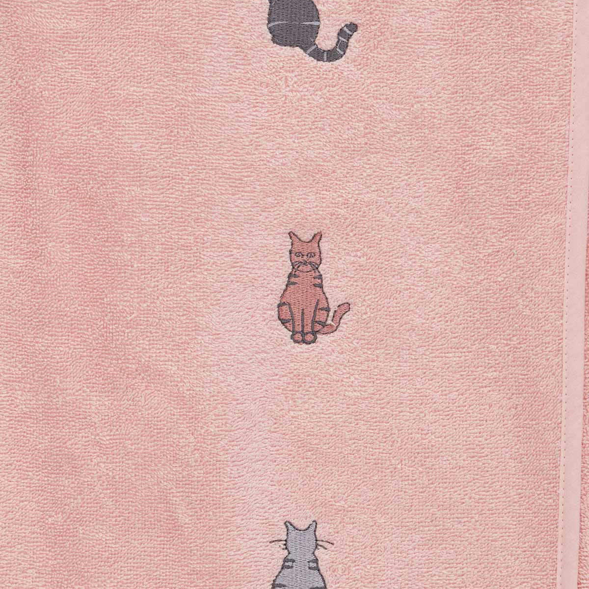 CHAT TOYANT - Paréo de bain en coton Poudre Taille unique