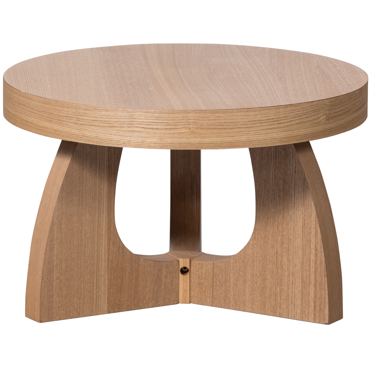 WOOOD bijzettafel Tala - MDF Fineer - Naturel - 35x55x55