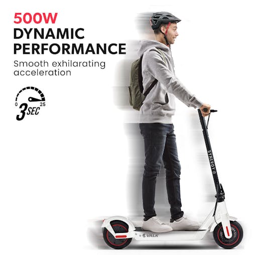 NNEMB Synergy 7 MkII Electric Scooter 500W 15Ah-Motorised eScooter for Adults-White