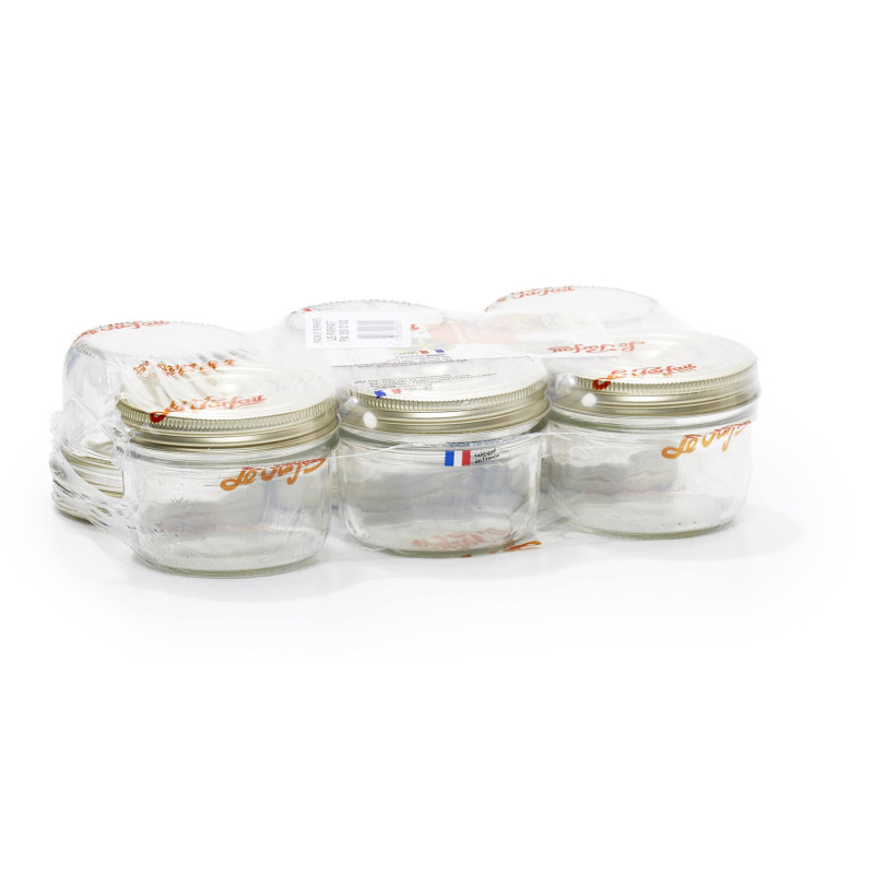 Bocal à terrine Familia Wiss 0,35 kg Ø 100 mm 6 pièces LE PARFAIT