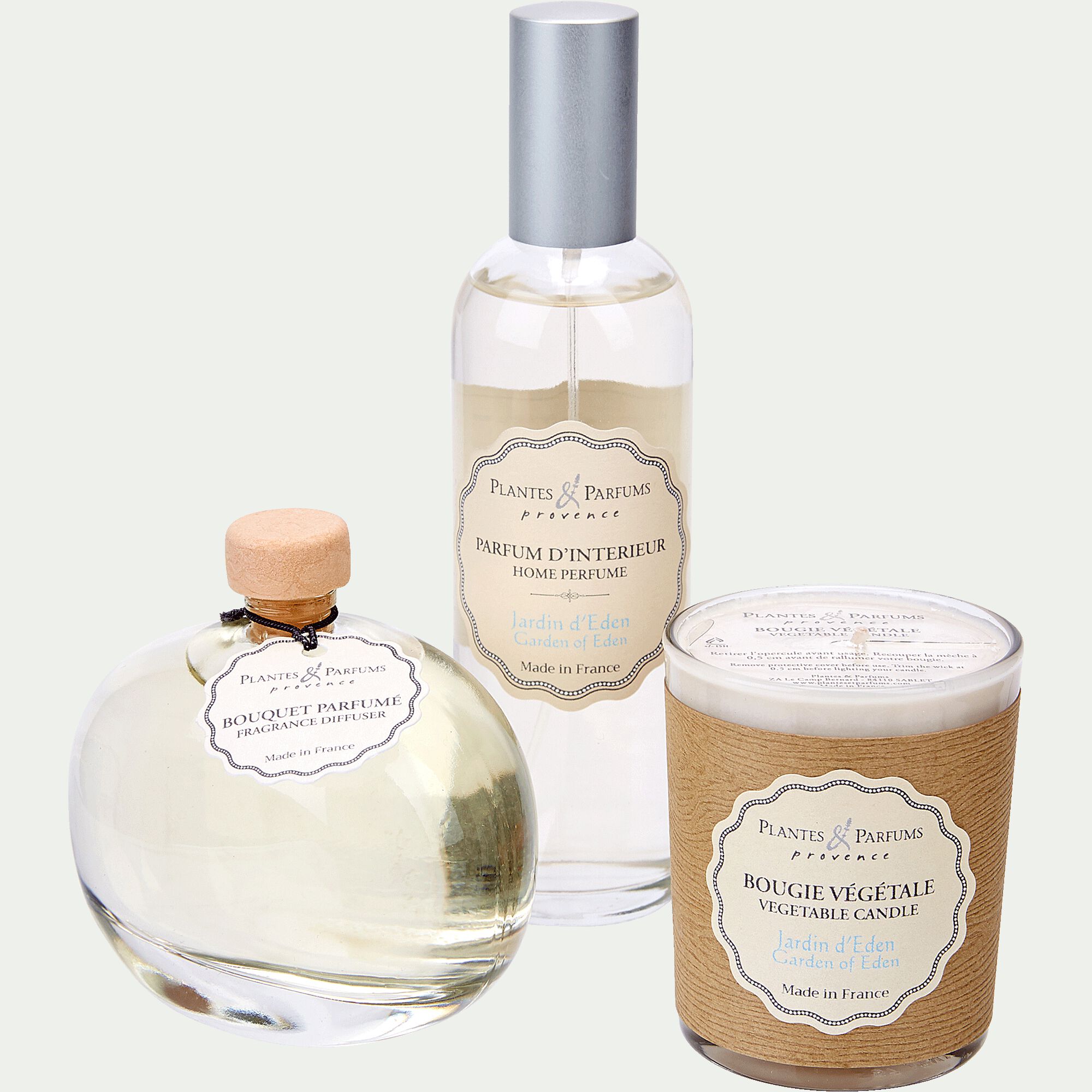 MANON - Coffret 3 pièces senteur Jardin d'Eden
