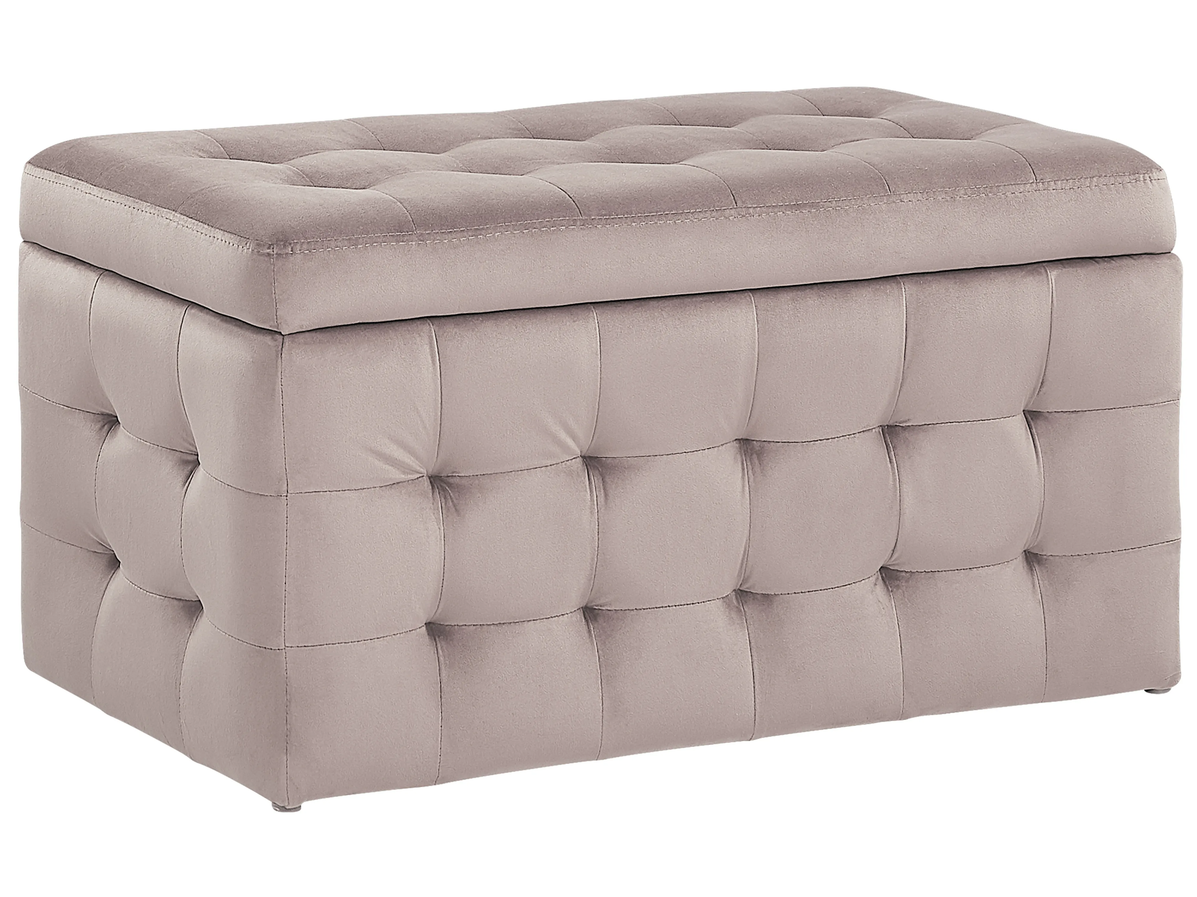 Storage Ottoman MICHIGAN Velvet Pink