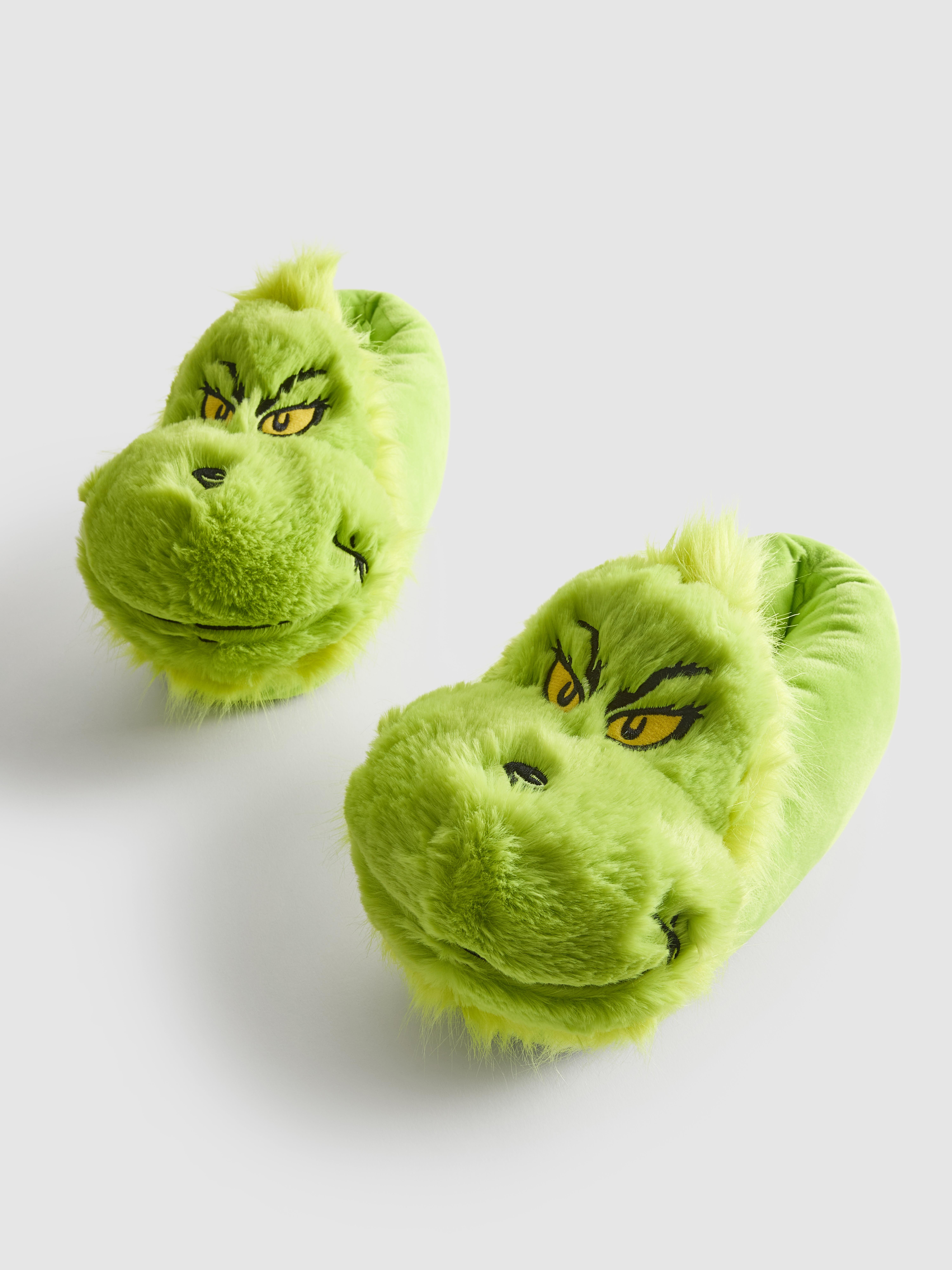Men's The Grinch Family Christmas Slippers