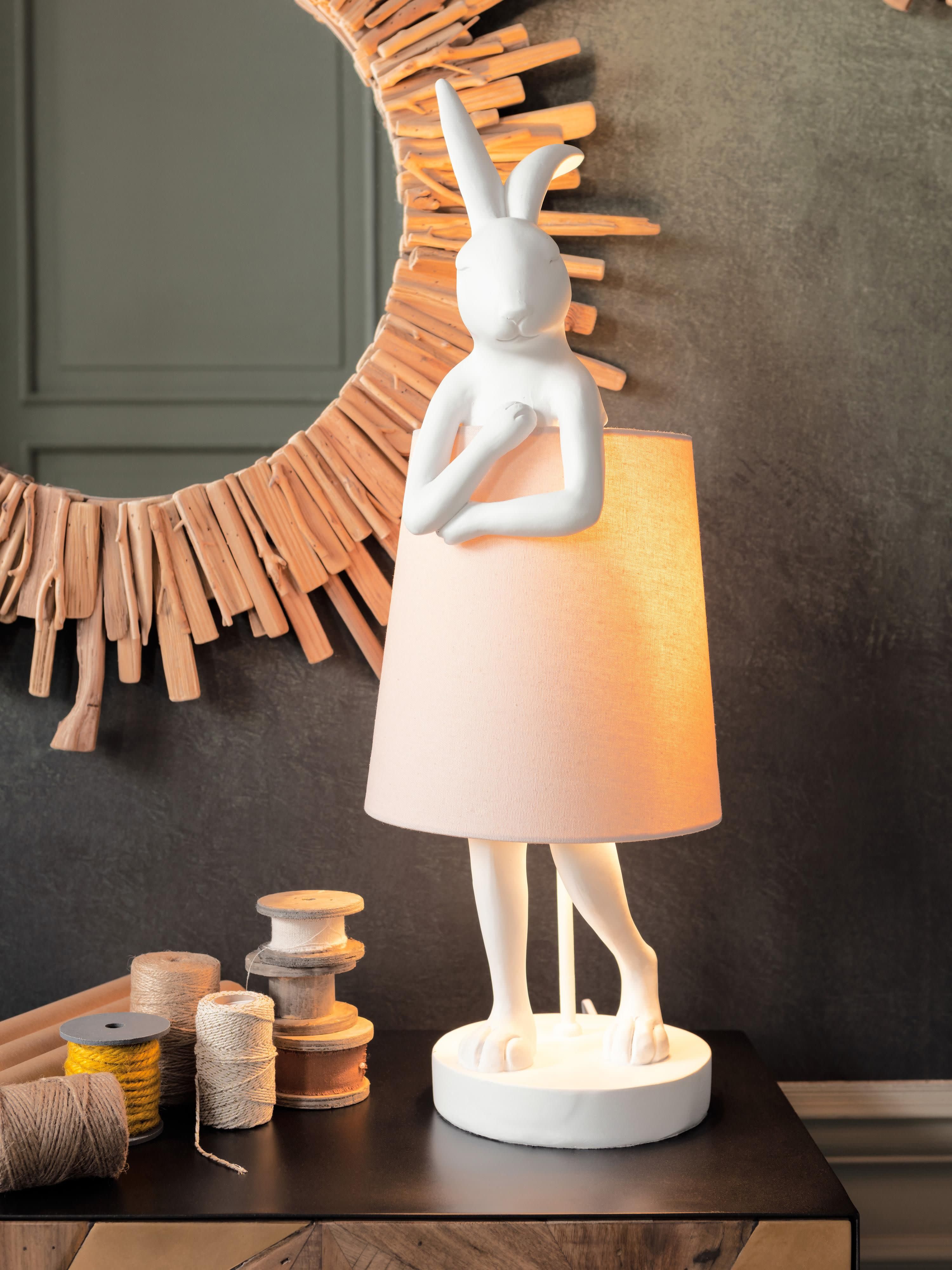 Große Design Tischlampe Rabbit