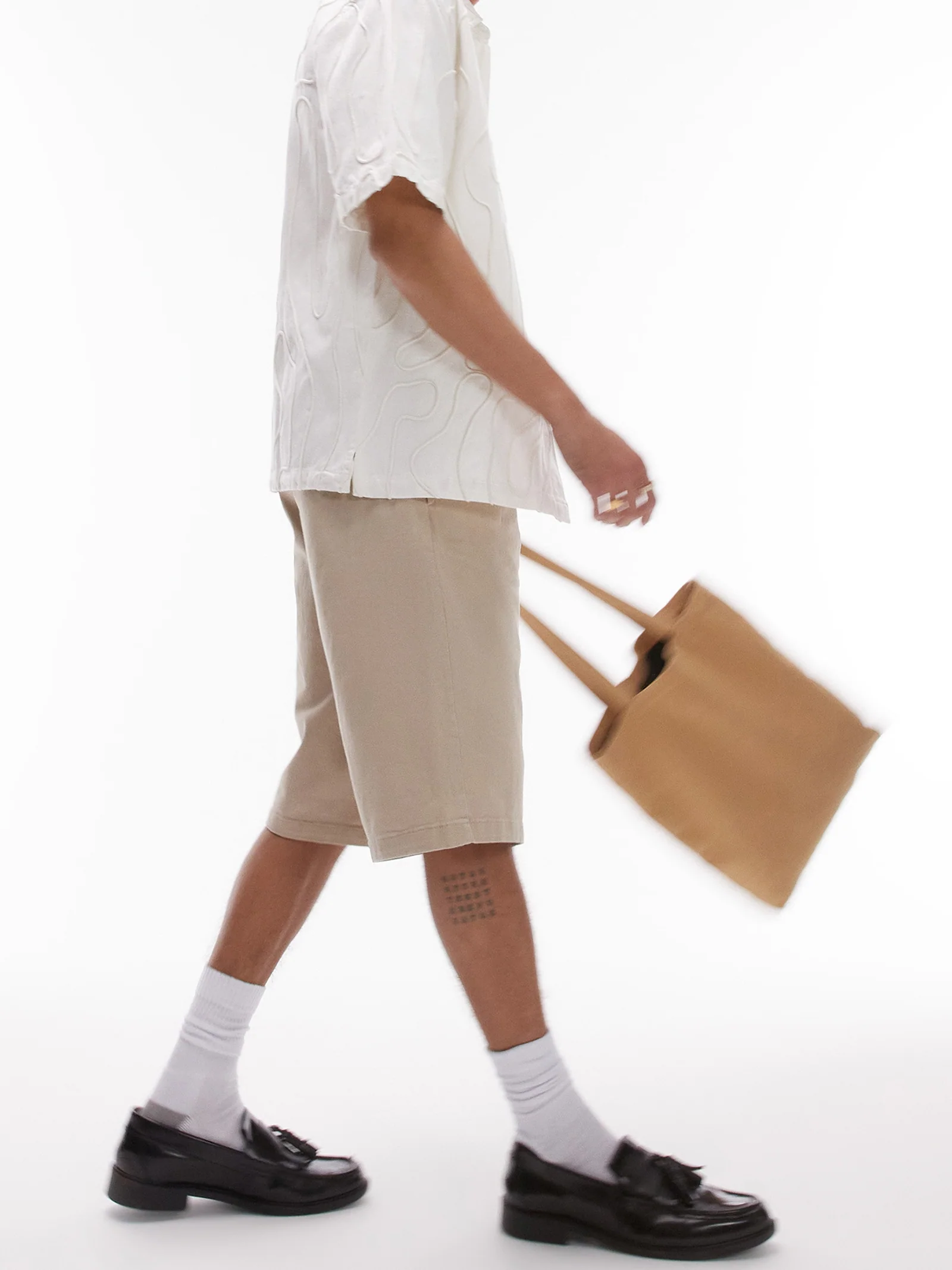 Wide Chino Shorts