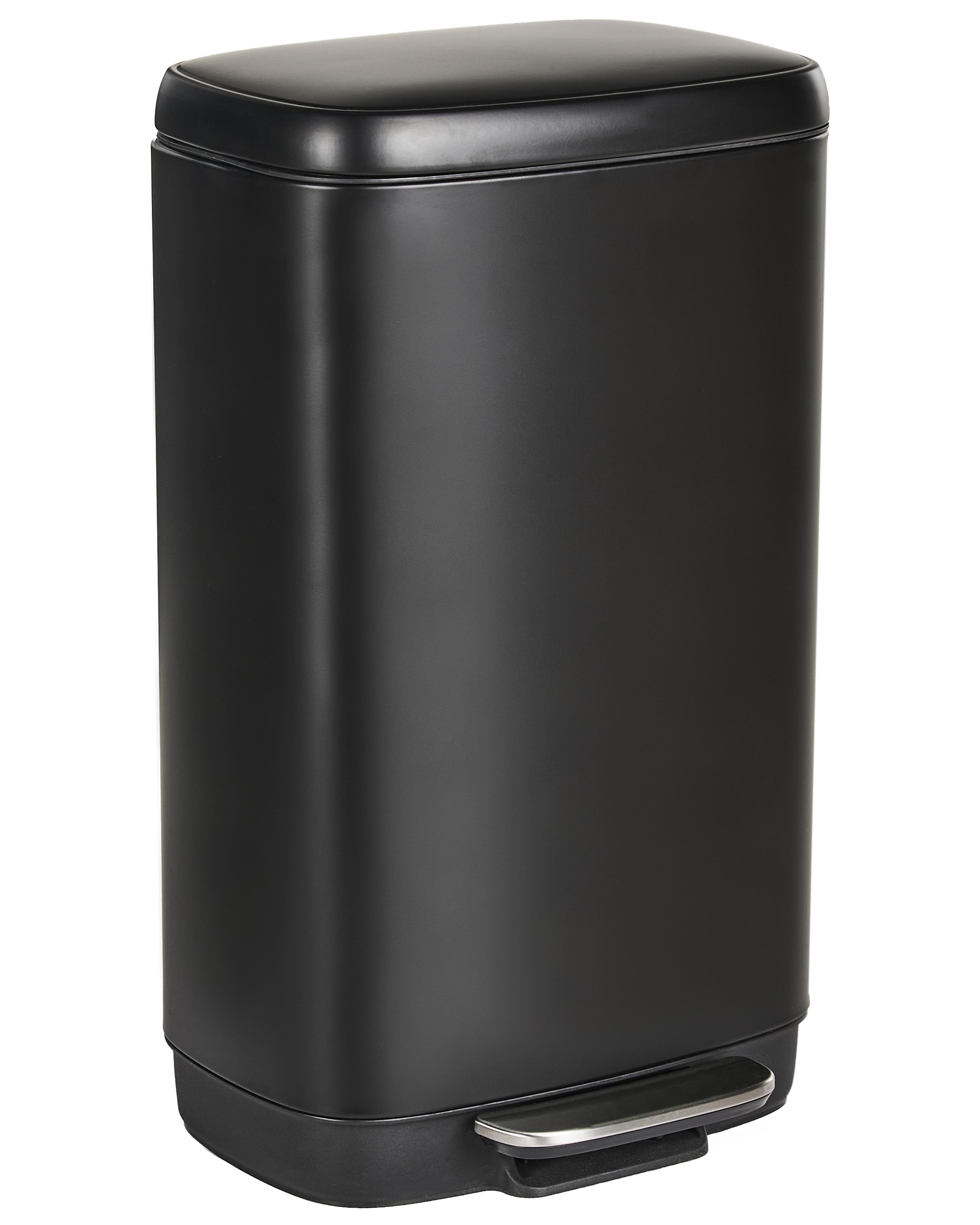 Pedal Waste Bin 30 L ECOCOLLECT Metal Black