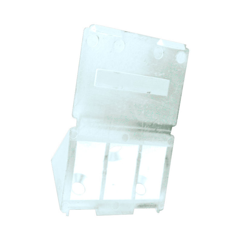 Taquet Tac'Eker blanc 24 x 43 x 43 mm 4 pièces TEKNIBOX