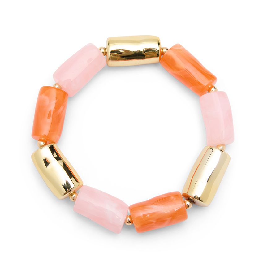 Manfield Multicolor gekleurde kralen armband