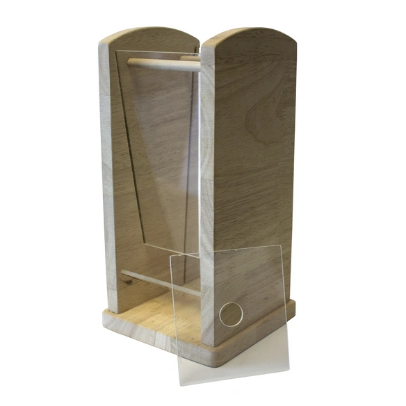 Heuraufe, BxHxL: 13 x 26.5 x 13cm, viereckig, Geeignet für: Nagetiere