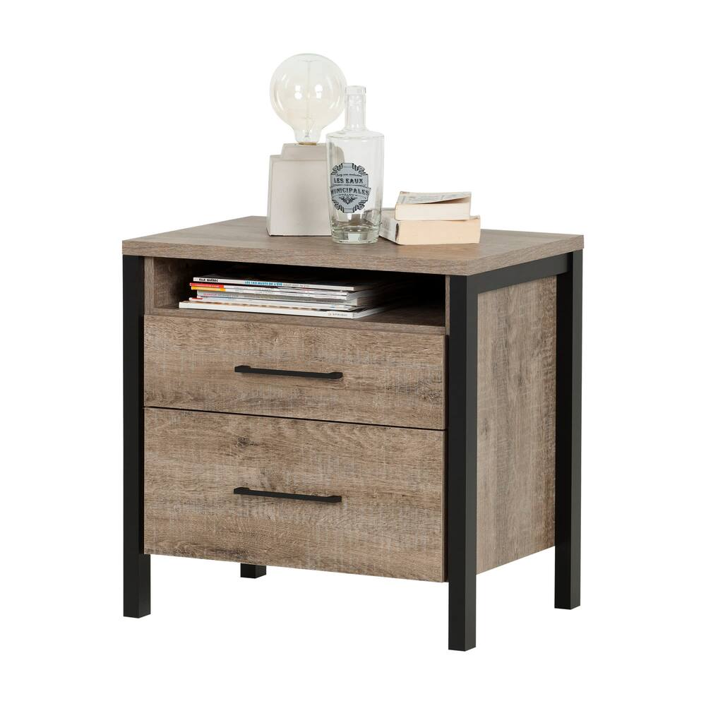 South Shore Munich 2-Drawer Nightstand