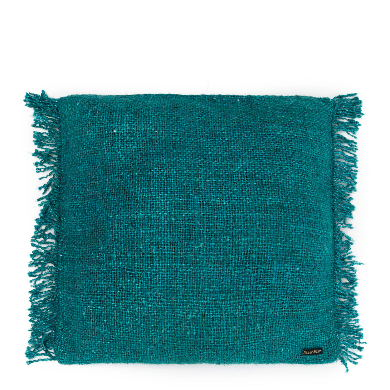OH MY GEE - Coussin en coton aqua 60x60