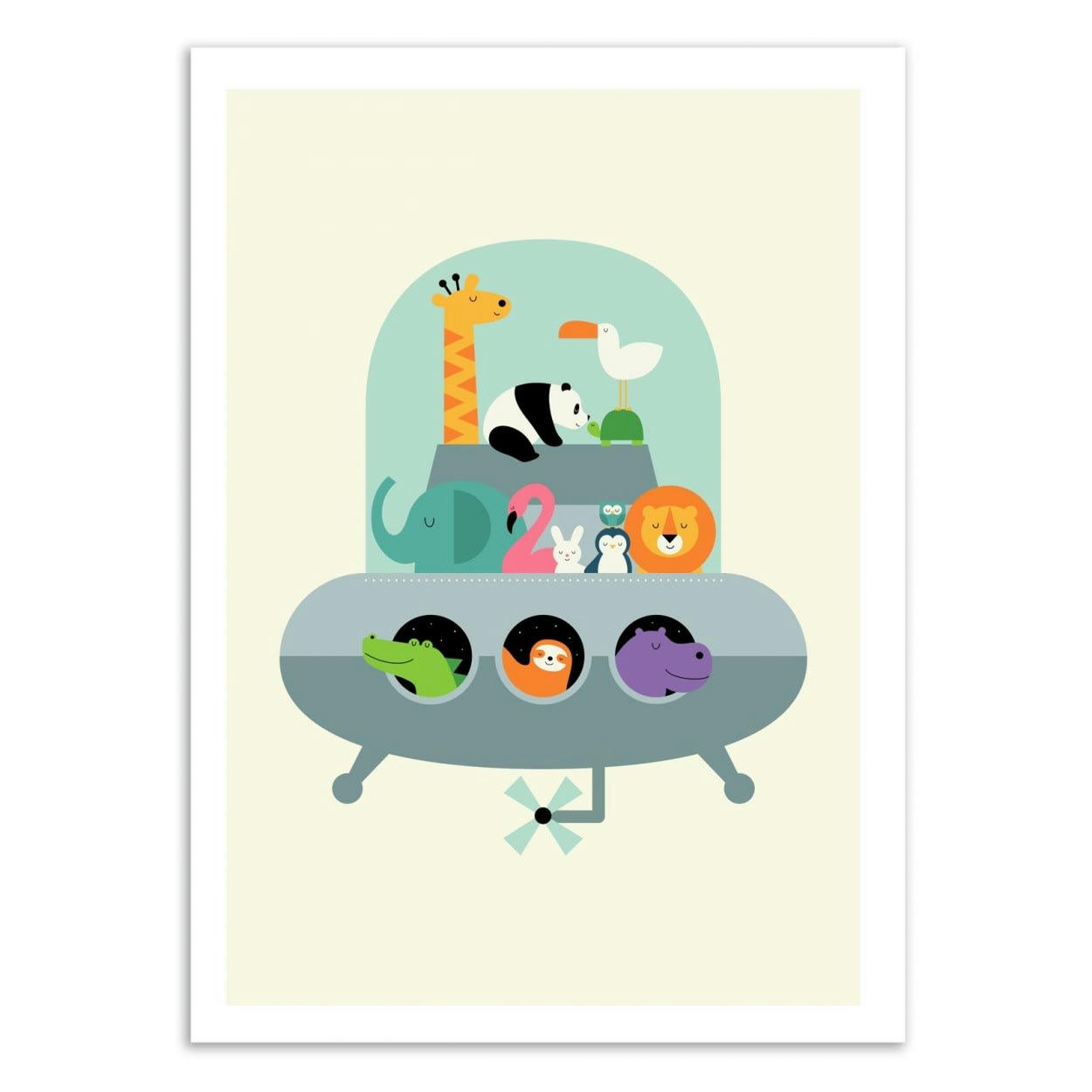 ANDY WESTFACE - EXPEDITION -  Affiche d'art 50 x 70 cm