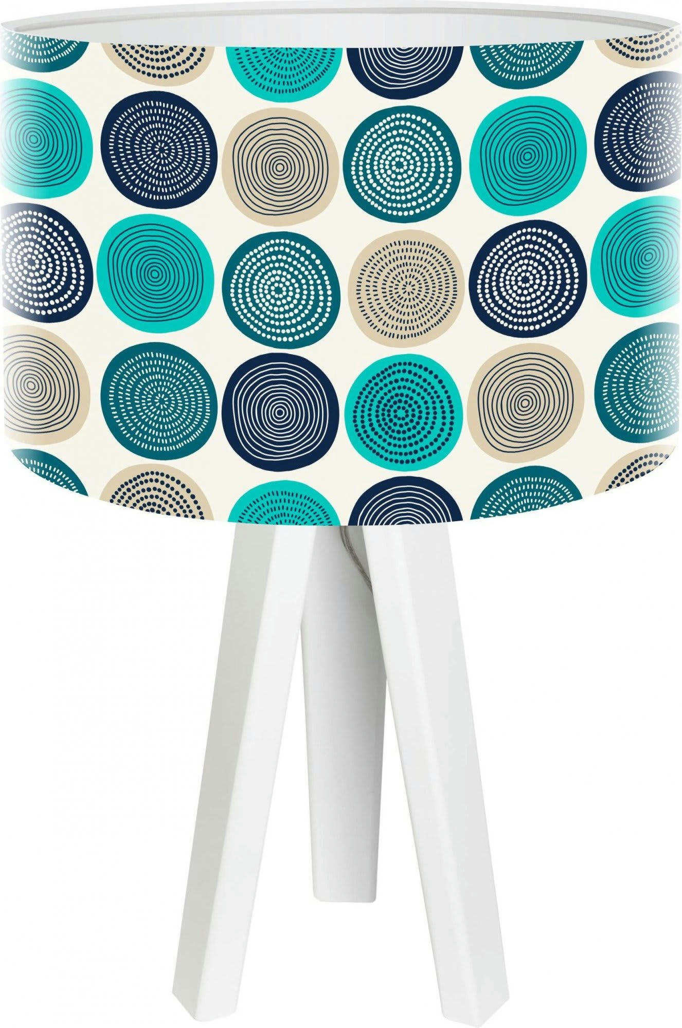 STAMPS - Lampe de chevet Bois Multicolore 30x30x45 cm