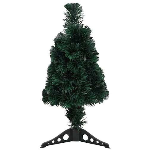 NNEVL Artificial Slim Christmas Tree with Stand 64 cm Fibre Optic