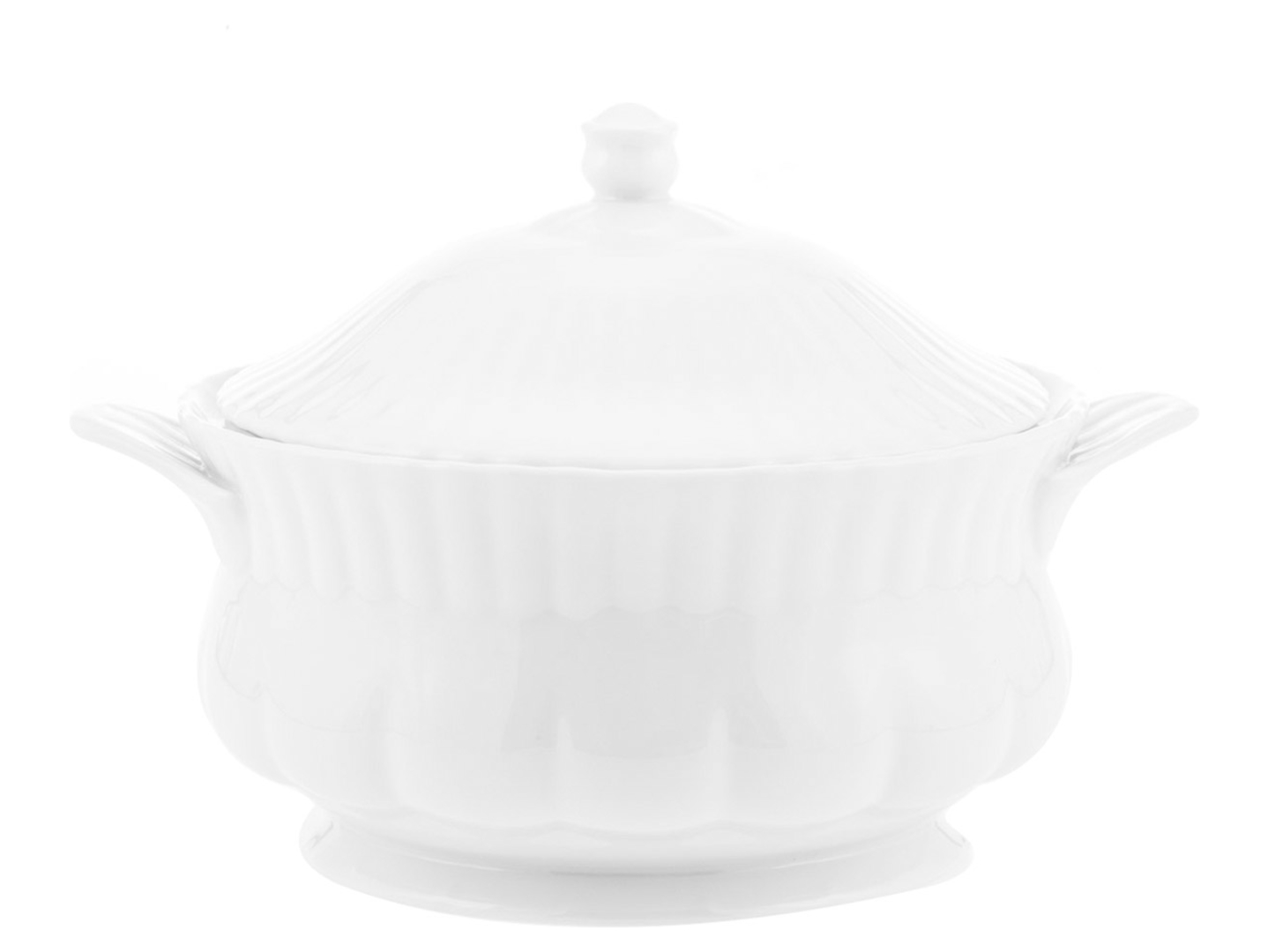 Waza Iwona porcelanowa 2,5 l biała
