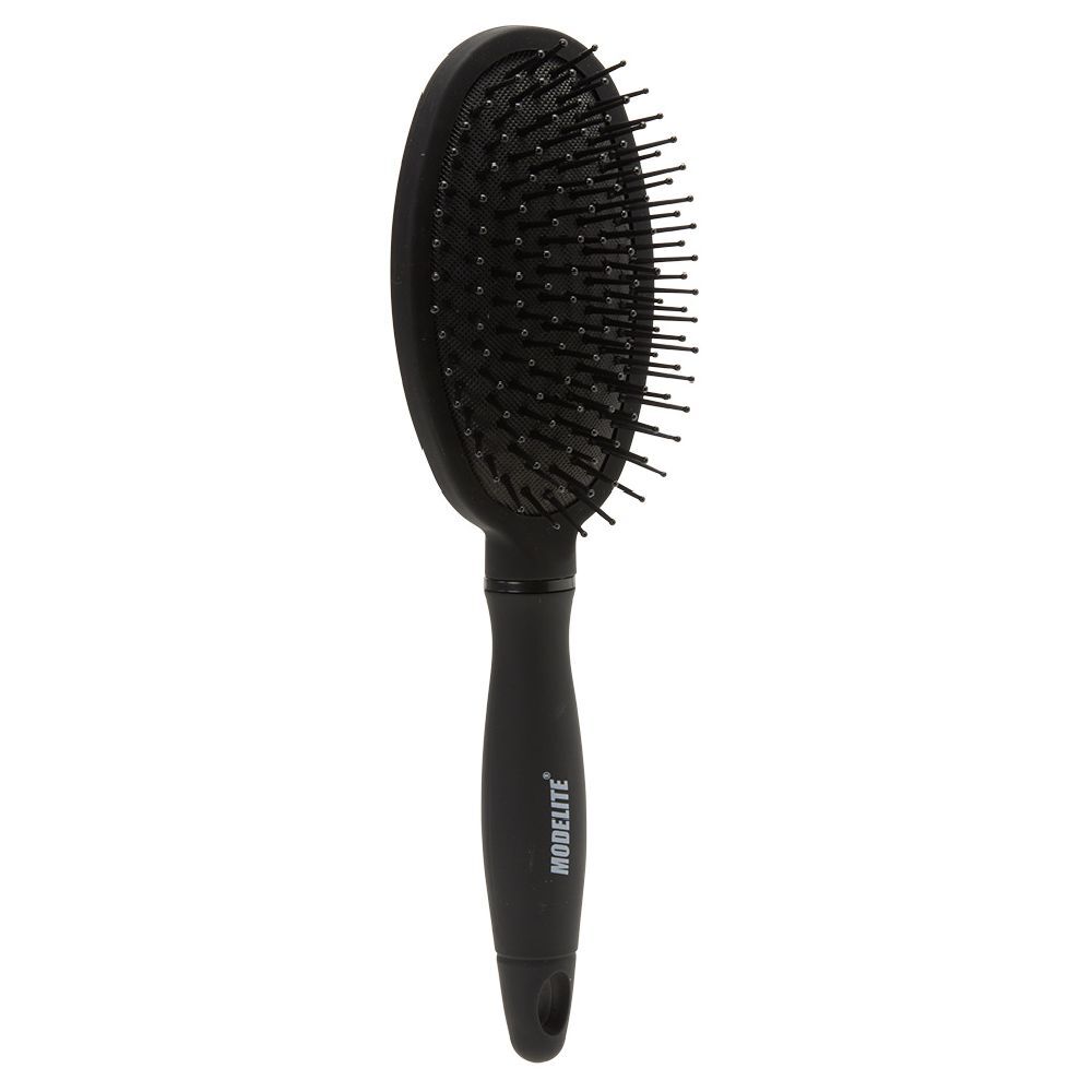 Brosse pneumatique ovale picots perlés pvc noir