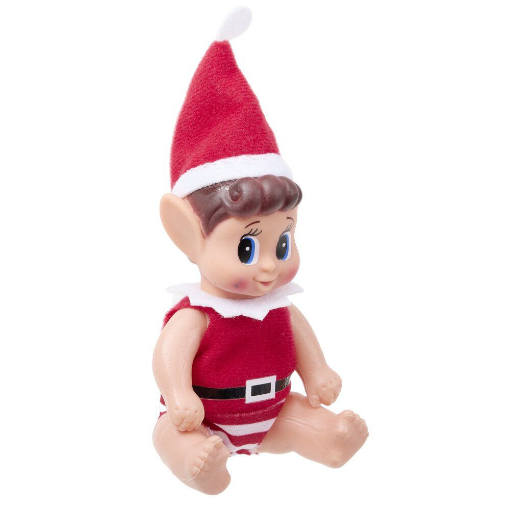Lutin farceur bébé feutrine rouge et blanc