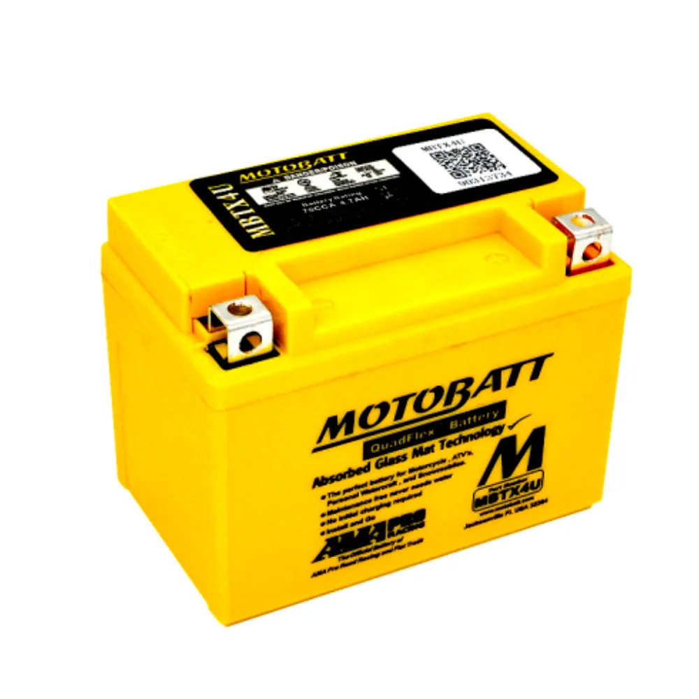 Motobatt MBTX4U 12V 4.7AH AGM battery
