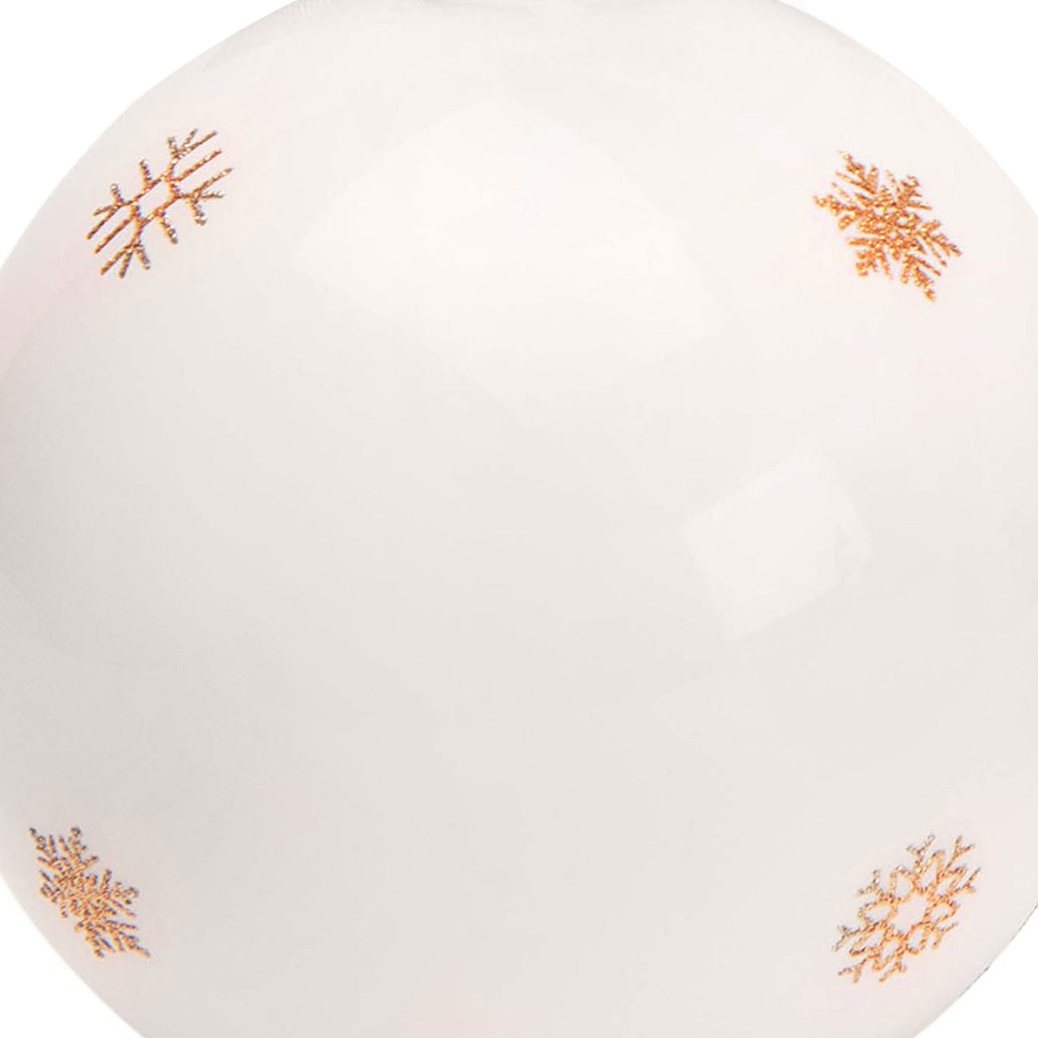 Pallina Natale Volpino cane 10 cm