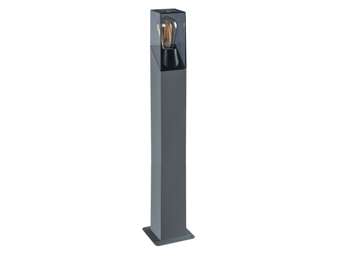 Słupek oświetleniowy Laven 80 cm aluminiowy szary