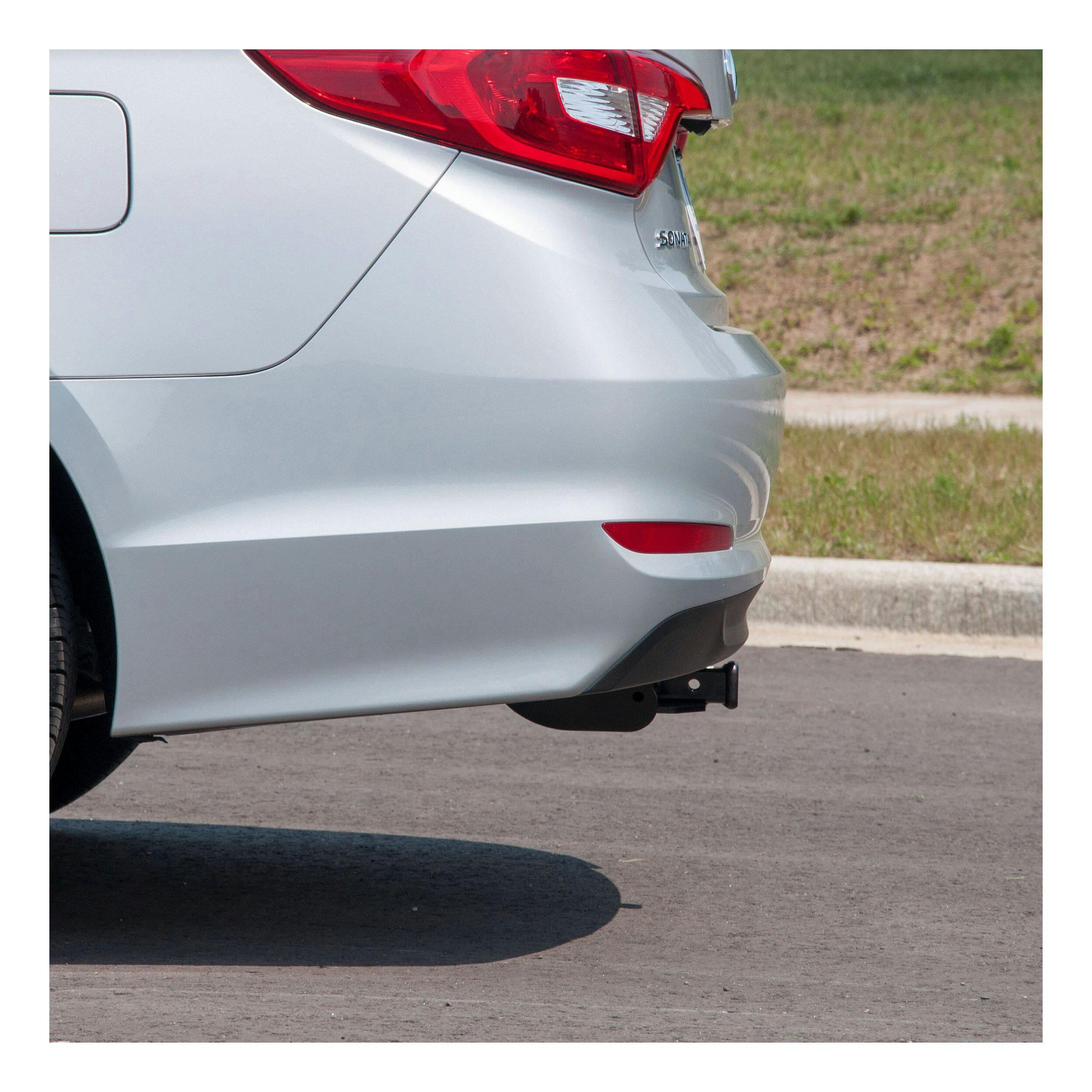 CURT 114023 Class 1 Trailer Hitch with Ball Mount, 1-1/4-In Receiver, Fits Select Hyundai Sonata, Kia Optima