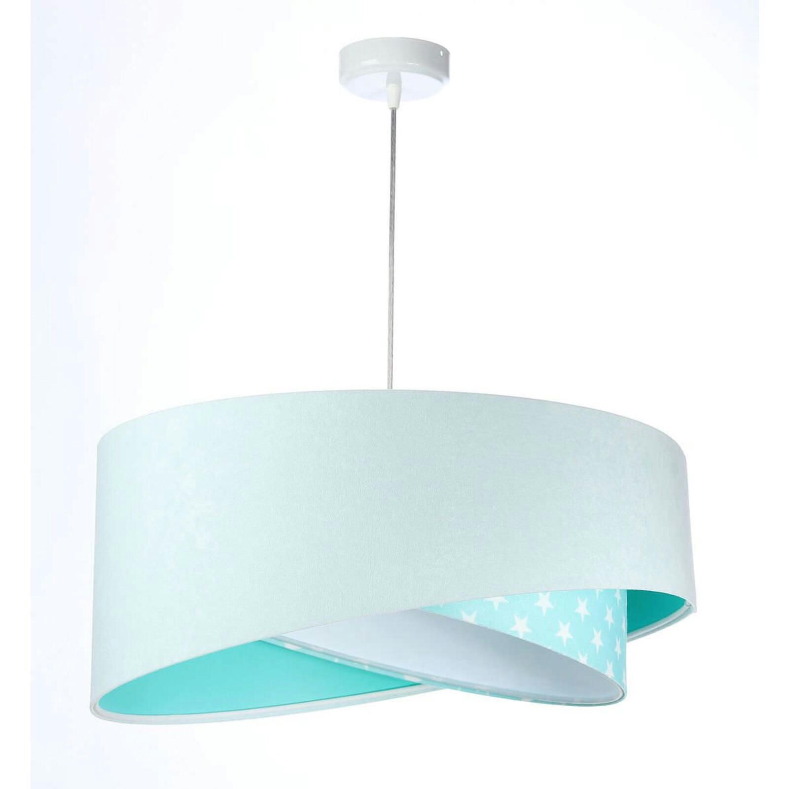 GALAXY - Suspension Tissu Vert 50x50x105 cm