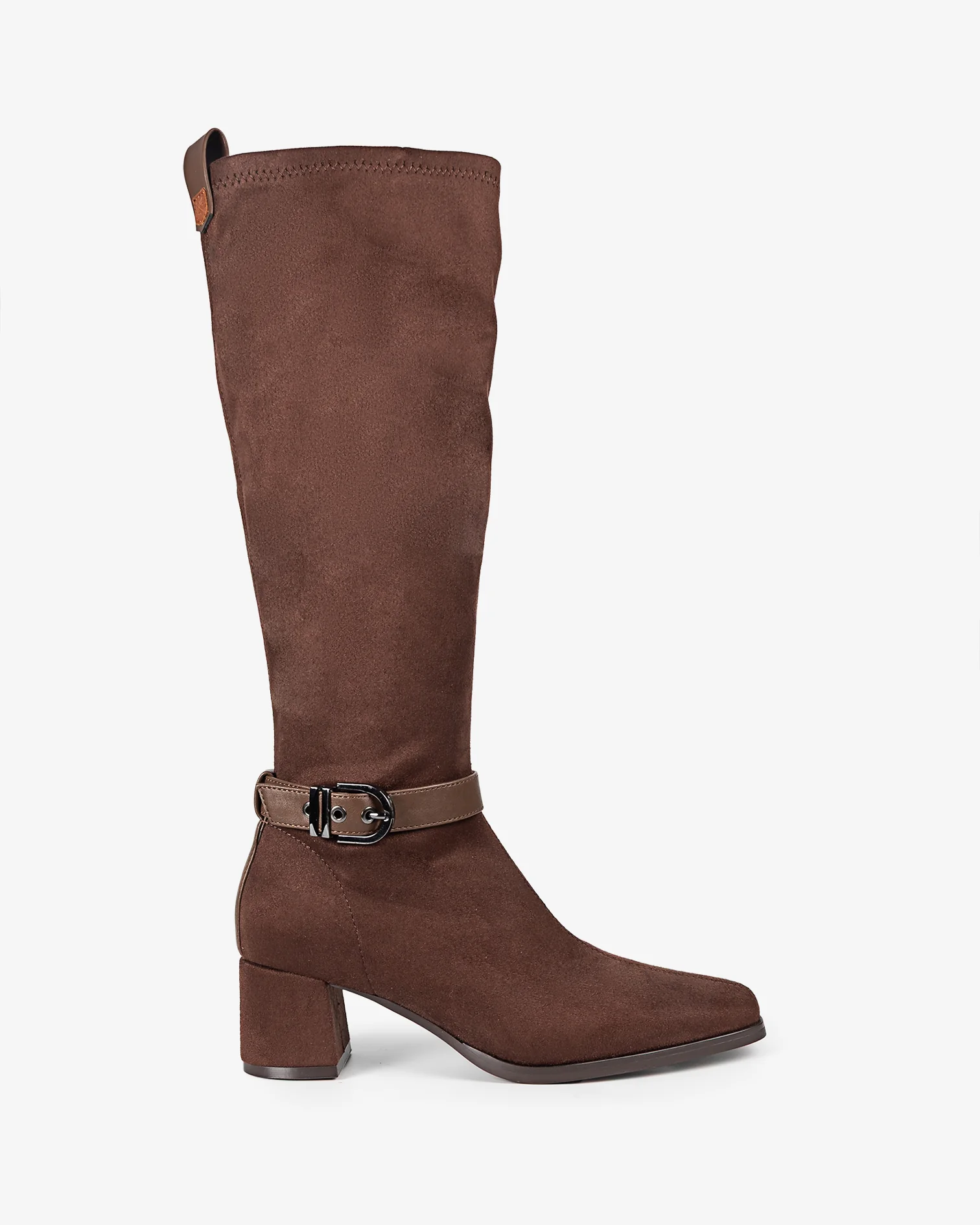Bota Alta de Antelina Marrón Flare