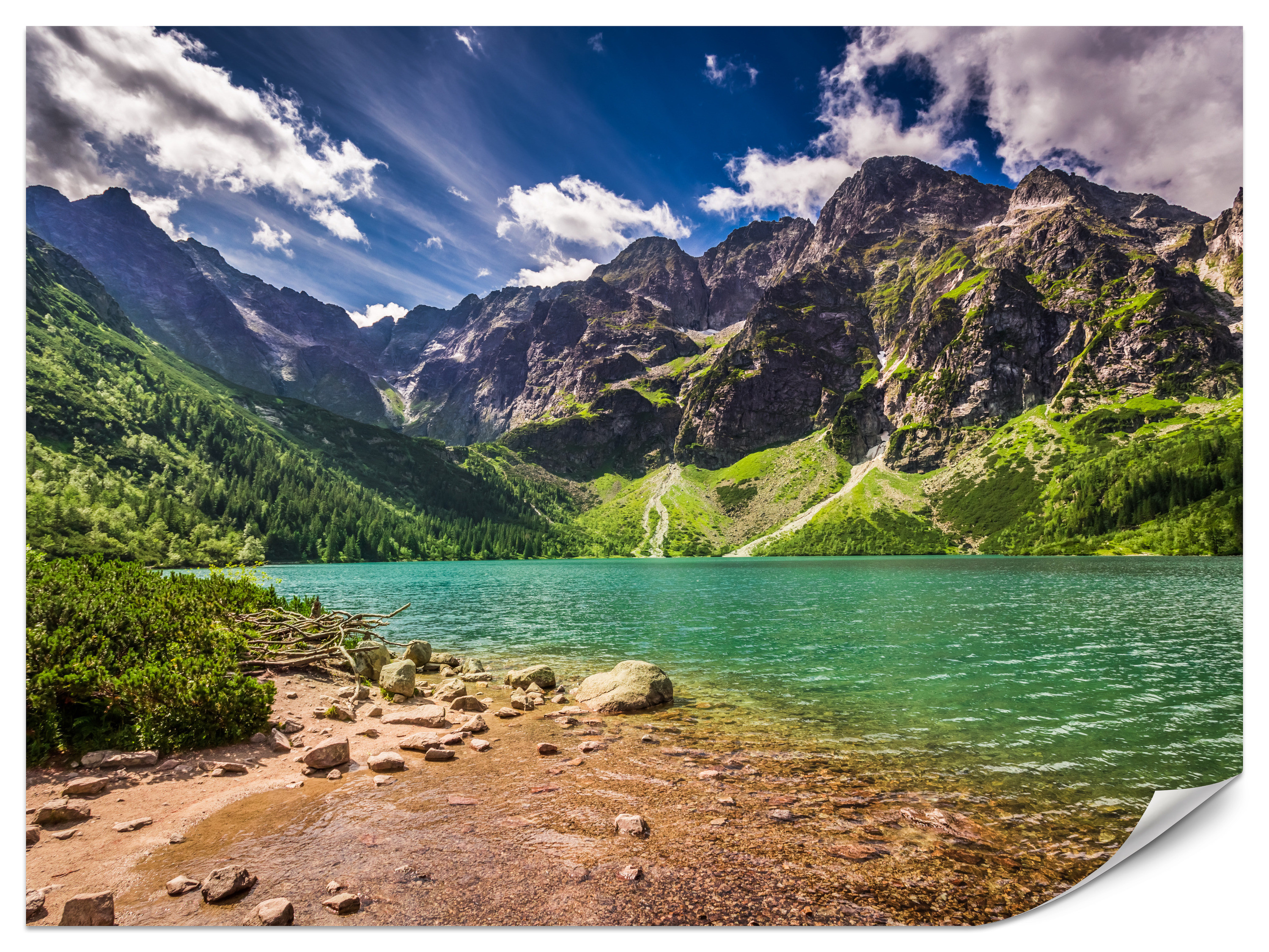 Fototapeta Morskie oko 100x70cm