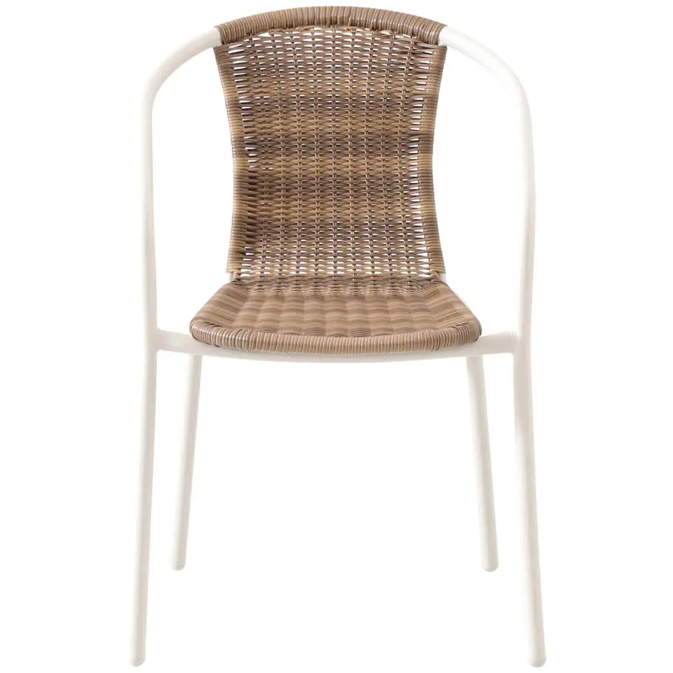 Stapelstoel Brest - zand - 77x53x58 cm