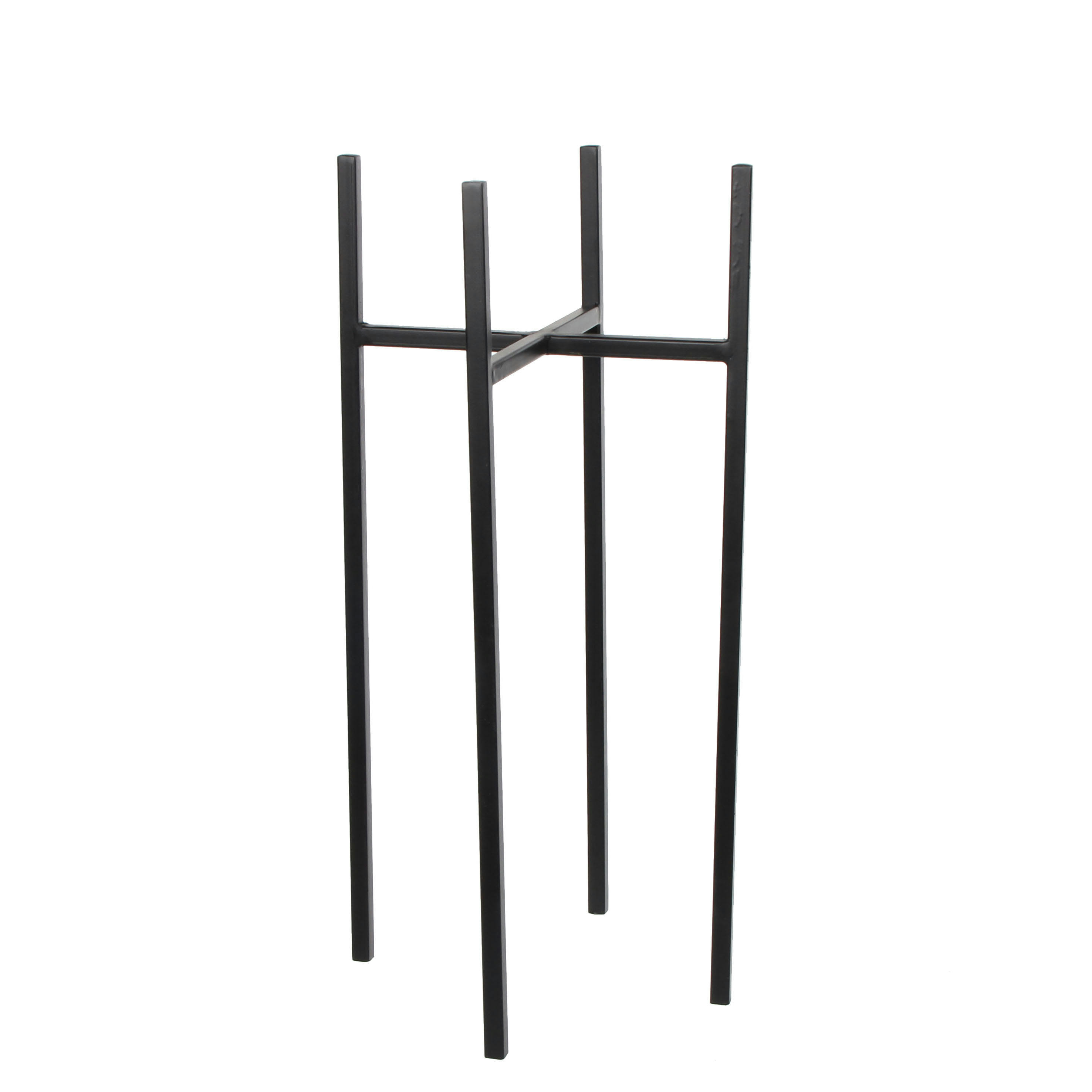 ASCOT - Porte-plante en métal noir H55