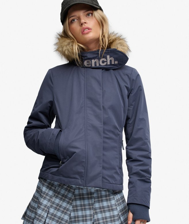 Bench Faux Fur Hooded Windcheater Jacket