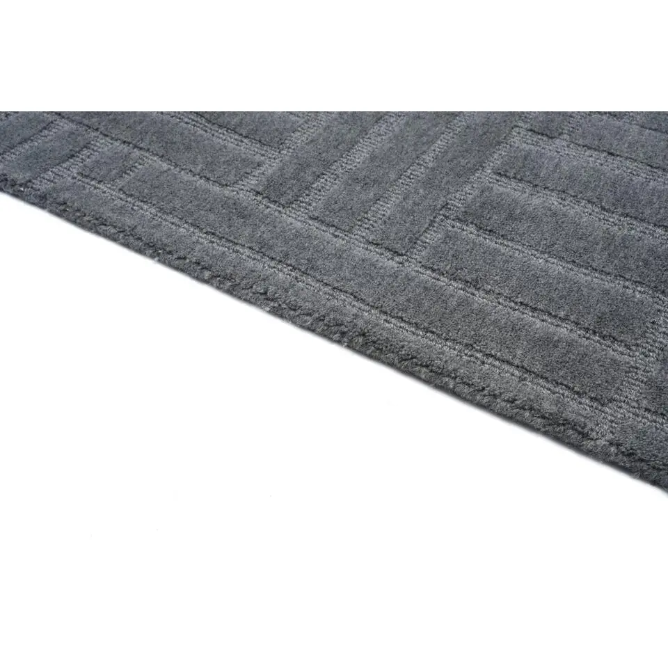 Dutch Lifestyle - Wol - Vloerkleed - 195x300cm - Grijs