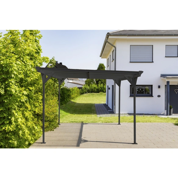 Carport »Westmann Carport«, Außenmaß BxT: 305 x 505 cm, anthrazit