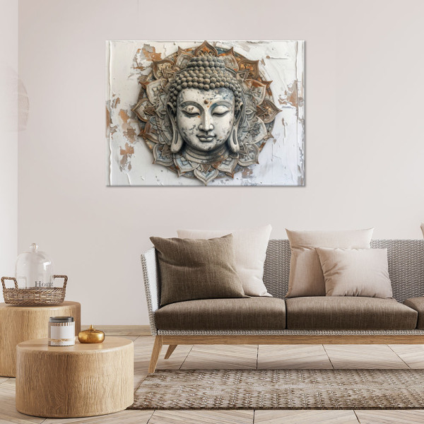 Obraz do salonu sypialni biura, Mandala Budda Zen Spa 30x20