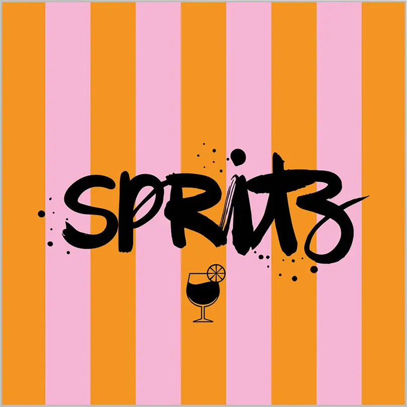 Serviette 20er-Set Spritz