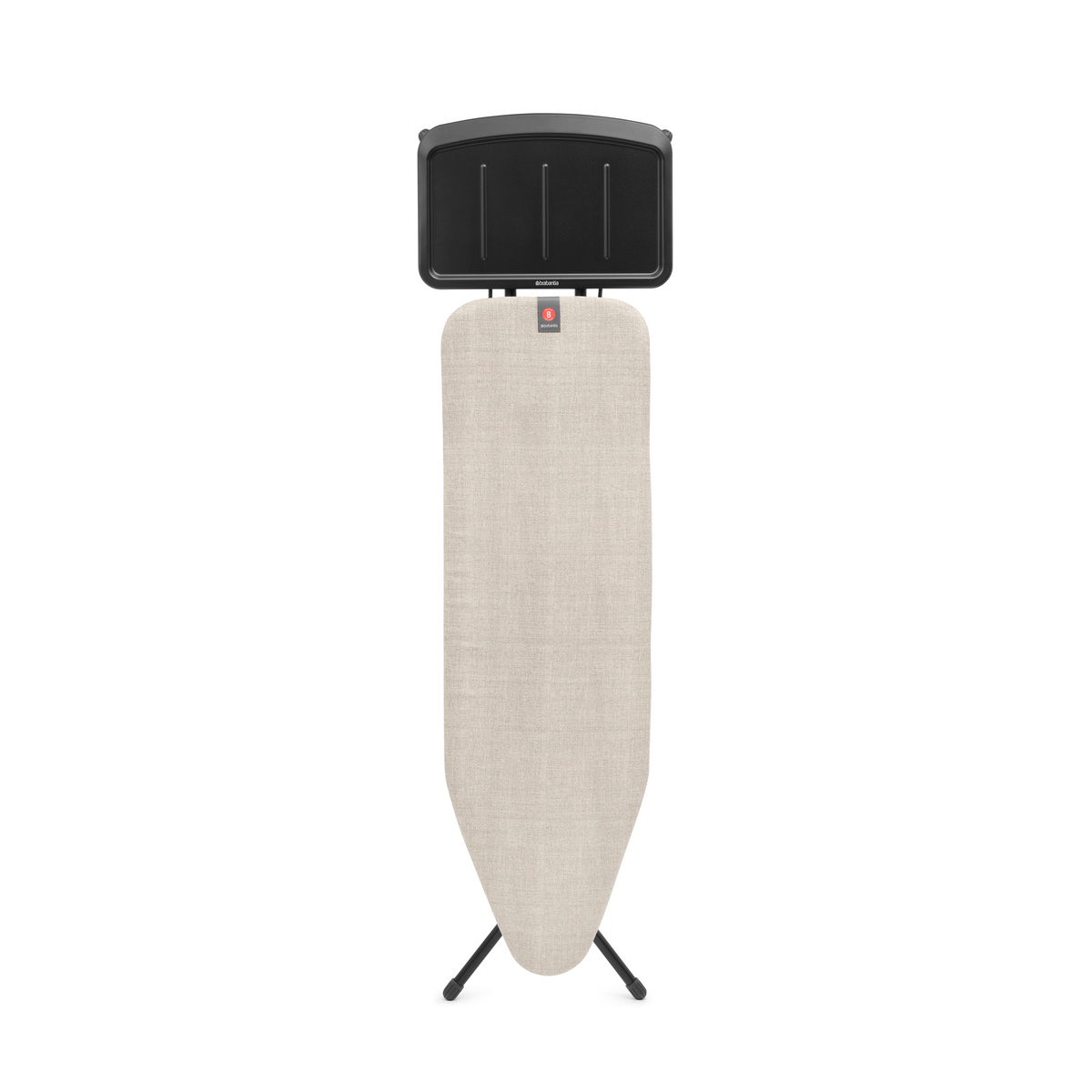 Brabantia Strijkplank B, 124x38 cm, solide stoomunithouder - Denim Grey