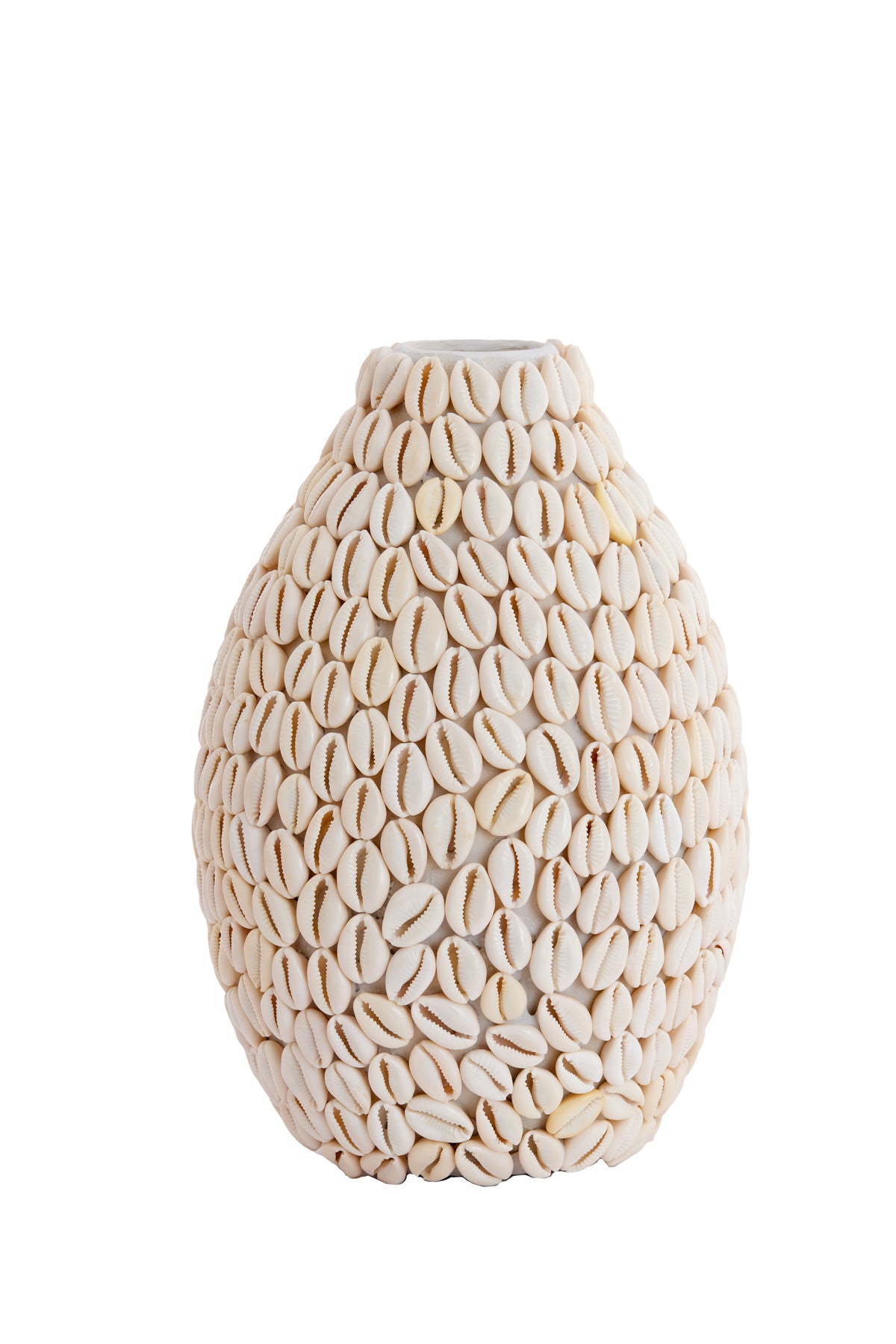 Light & Living vaas SHELL - Ø19x28cm - wit